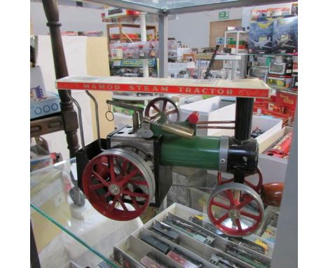 A Mamod TE1A steam engine.