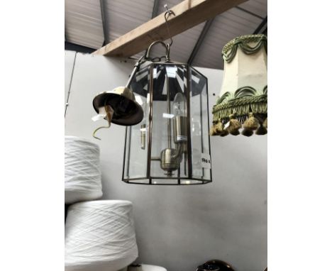 A 3 arm ceiling lantern