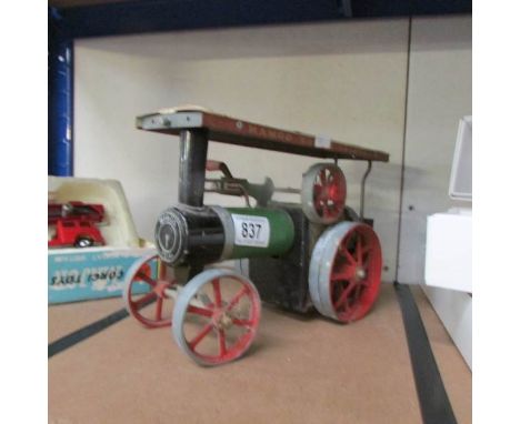 A Mamod TE1A steam engine.