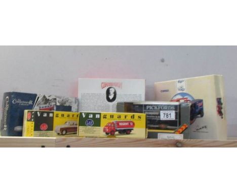 A quantity of boxed Corgi Classics and Vanguards die cast models.