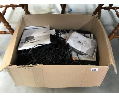 A Bose lifestyle 8 series II speaker with manuals and remote control