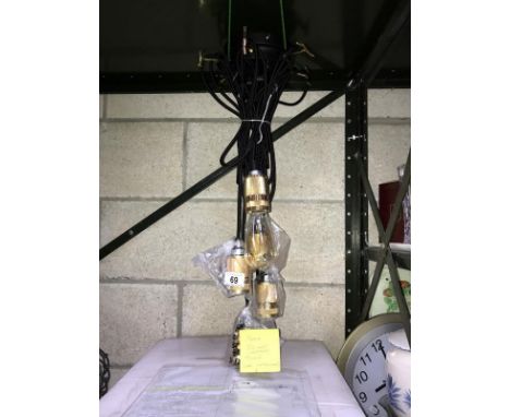 A 6 bulb hall light fitting (boxed)