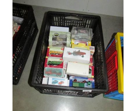 A large quantity of die cast, some in original boxes including Corgi, Trackside, Oxford Diecast etc.,
