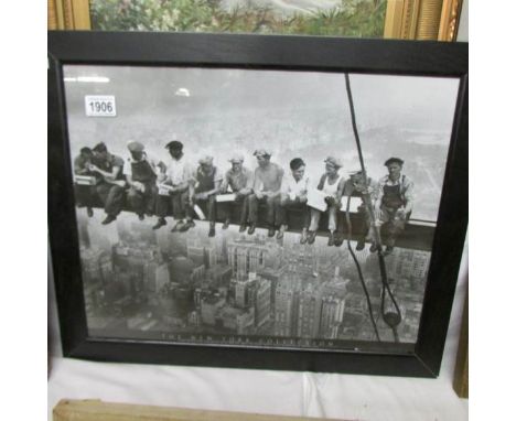 A framed and glazed print from 'The New York Collection'.