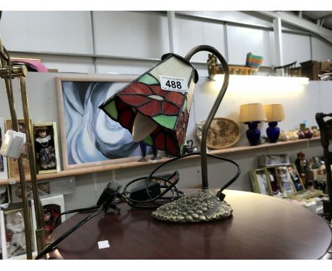 A Tiffany style lamp (shade a/f)