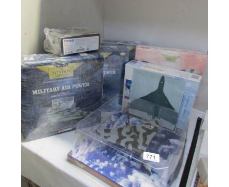 5 Corgi Aviation Archive plane models etc.,
