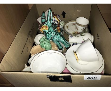 A quantity of assorted china and teaware including Royal Worcester, Royal Standard, Paragon, etc.