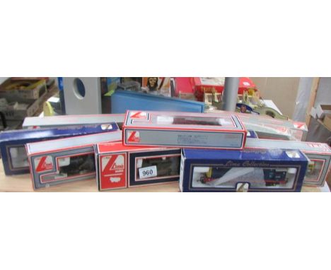 10 boxed Lima locomotives.