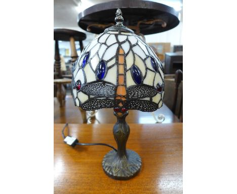 A Tiffany style table lamp