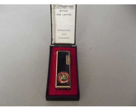 Butane Isle of Man gas lighter 
