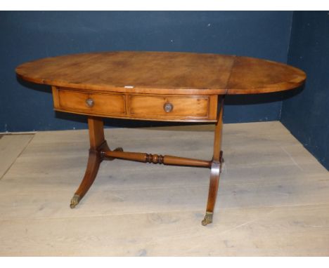 Victorian style walnut sofa table 74Hx92W PLEASE always check condition before bidding or email condition report request. 