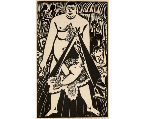 Masereel, Frans - - Carl Sternheim. Chronik von des zwanzigsten Jahrhunderts Beginn. 2 Tle. in 1 Bd. Mit 16 Original-Holzschn