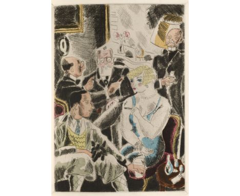 Art Déco - - Paul Morand. Lewis and Irene. Mit 12 Farbradierungen von Jean Oberlé. Paris, Editions Emile-Paul Freres, 1925. 3