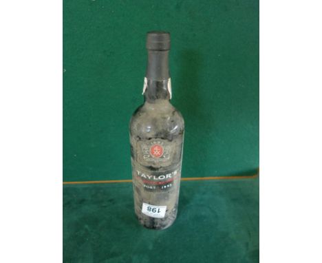 Bottle of 1992 Taylor's Vintage Port capsule and level good you can now bid live on all our lots via thesaleroom.com Westenha