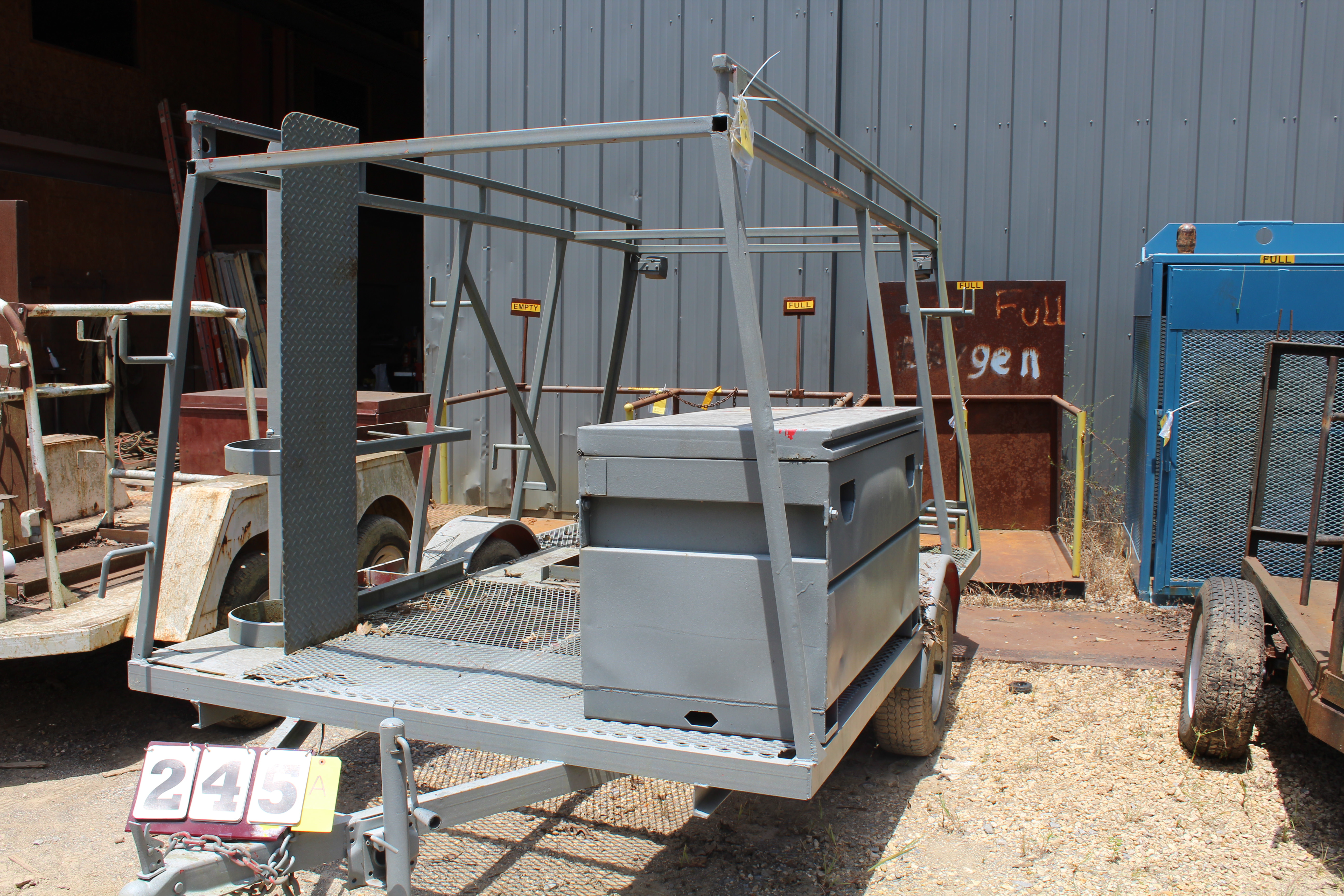 24' CUSTOM BUILT WELDING TRAILER W/ JOB BOX