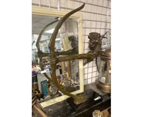 LARGE BRONZE ARCHER - 84 CMS (H) APPROX