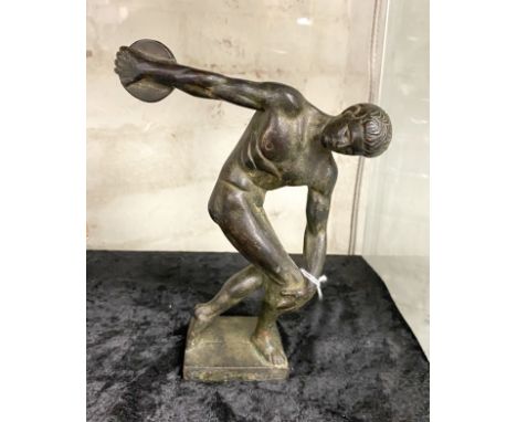 BRONZE OF OLYMPIC FIGURE - 18.5CMS (H) APPROX