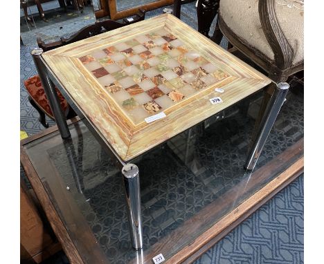 MARBLE CHESS TABLE