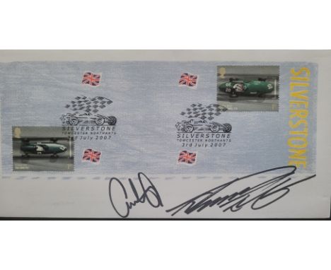 2007 SLVERSTONE MOTOR RACING LTD EDITION POSTAL COVER AUTOGRAPHED BY ANTHONY DAVIDSON &amp; TAKU SATO
Anthony Denis Davidson 