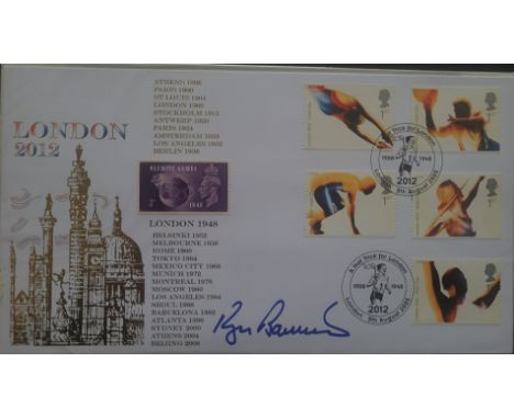 OLYMPICS / ATHLETICS SIR ROGER&nbsp; BANNISTER AUTOGRAPHED POSTAL COVER
Ref G