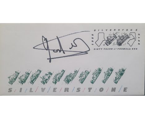 2010 SILVERSTONE MOTOR RACING LTD EDITION POSTAL COVER AUTOGRAPHED BY JODY SCHECKTER
Jody David Scheckter (born 29 January 19