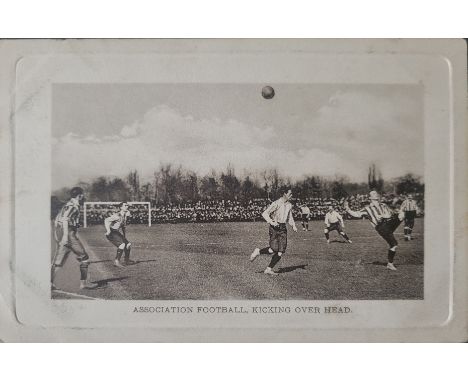 1901 FA CUP FINAL SHEFFIELD UNITED V TOTTENHAM HOTSPUR ORIGINAL POSTCARD
Used and slight marks accross corners from when its 