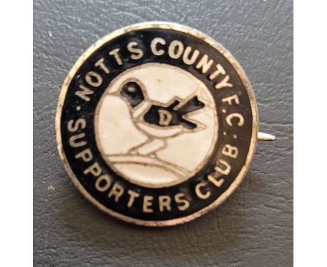 VINTAGE NOTTS COUNTY SUPPORTERS CLUB BADGE
Ref K