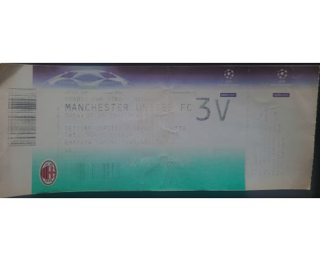 2006-07 A c MILAN V MANCHESTER UNITED CHAMPIONS LEAGUE TICKET
Fold
Ref DER