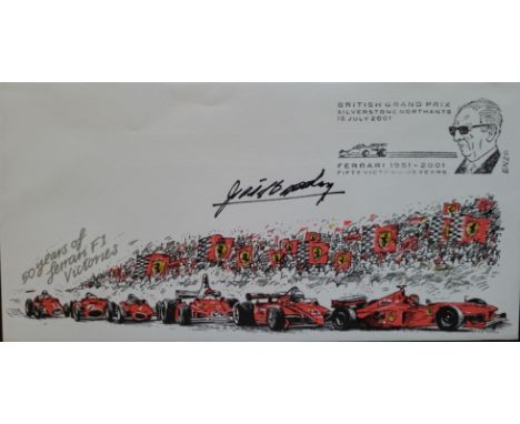 2001 FERRARI MOTOR RACING LTD EDITION POSTAL COVER AUTOGRAPHED BY JOSE GONZALEZ
José Froilán González (October 5, 1922 – June