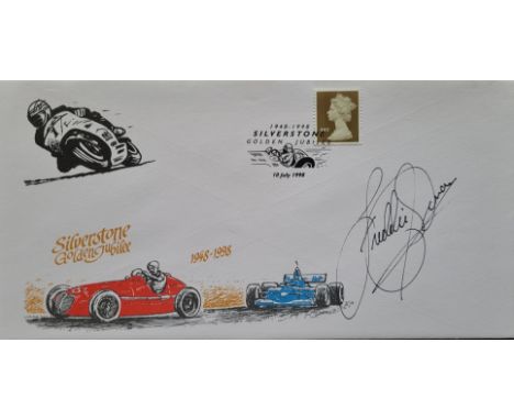 MOTORCYCLE RACING SILVERSTONE LIMITED EDITION POSTAL COVER AUTOGRAPHED BY FREDDIE SPENCER
Frederick Burdette Spencer (born De