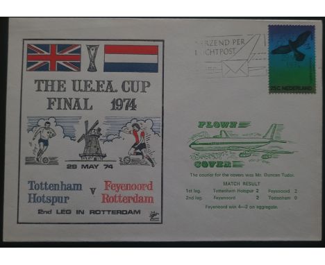 1974 UEFA CUP FINAL 2ND LEG FEYENOORED V TOTTENHAM HOTSPUR POSTAL COVER
Ref G