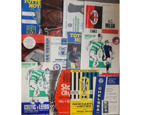 EUROPEAN CUPS PROGRAMMES X 167
Good collection 1960's onwards cover European Cup, UEFA&nbsp; Cup, ECWC etc
Photos do not show