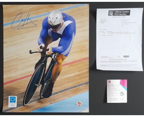 2004 OLYMPICS CHRIS HOY OFFICIAL AUTOGRAPHED PHOTO
Official Team GB Athens 2004 Olympics Chris Hoy gold medal winner signed 2