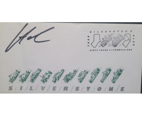 2010 SILVERSTONE MOTOR RACING LTD EDITION POSTAL COVER AUTOGRAPHED BY NICOLAS HULKENBERG
Nicolas Hülkenberg (born 19 August 1