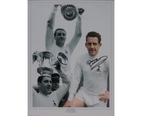 Dave Mackay hand signed Tottenham Hotspur montage, depicting Spurs 1967 FA Cup victory.
16” x 12” Inch coming complete with C