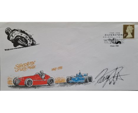 MOTORCYCLE RACING SILVERSTONE LIMITED EDITION POSTAL COVER AUTOGRAPHED BY KENNY ROBERTS&nbsp;
Kenneth Leroy Roberts (born Dec