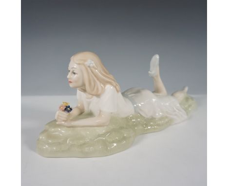 Presenting the Royal Doulton "Idle Hours" figurine, model number HN3115, from the esteemed Reflections Series. Designed by ar