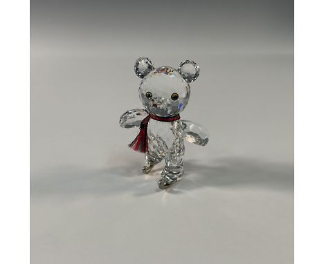 Part of the When We Were Youngs collection. This delightful Swarovski Crystal figurine features the beloved Kris Bear in a sk