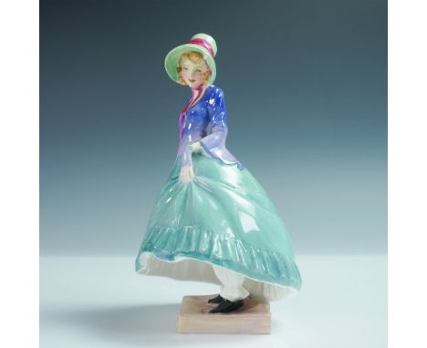 A charming Royal Doulton figurine titled Pantalettes, model HN1362. This elegant porcelain piece features a young woman in a 