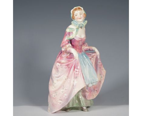 Royal Doulton bone china figurine Suzette (HN2026), designed by Leslie Harradine for the Harradine Classics series. This eleg