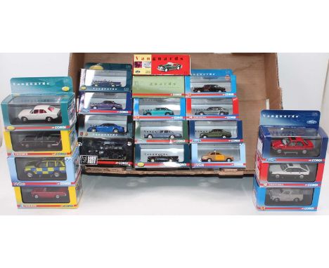 20 various boxed Corgi Vanguards 1/43rd scale diecasts, all in original boxes, examples to include Rootes Sunbeam Alpine (De-