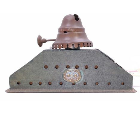 GER marked wall mounted interior lamp, plated for Walsingham,