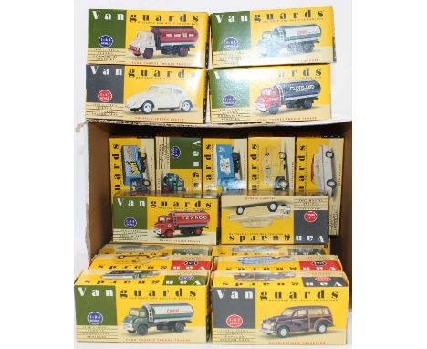 35 various boxed as issued Vanguards 1/43rd scale diecasts, mixed example to include Ford Thames Trader Van, Leyland Comet Ta