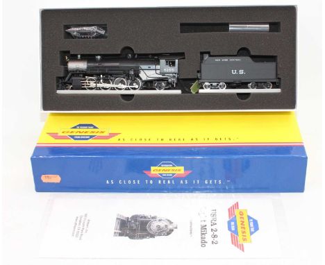 Genesis Athearn HO Scale No.G9005 USRA 2-8-2 Light New York Central Locomotive and tender, boxed as issued (M-BM)