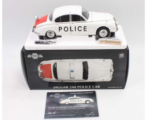 Model Icons 1/18th scale model of a Jaguar 240 Police Car, Limited edition and housed in the original box (M-BM)