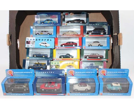 18 various boxed Vanguards 1/43rd scale diecasts, mixed series and examples to include Hidden Treasures, Boy Racers and other