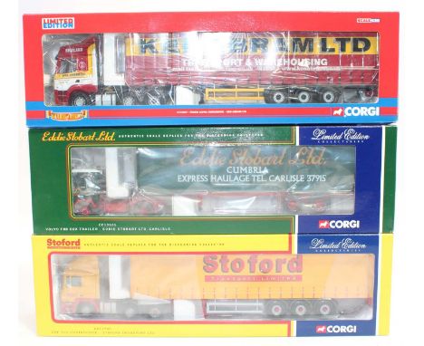 Corgi Toys Hauliers of Renown 1/50th scale road transport group, 3 examples all in original boxes to include CC12702, CC13101