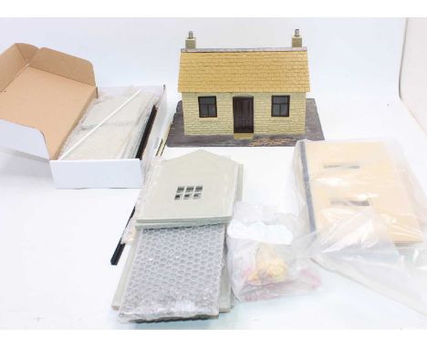 Modeltown G scale Kit 14 Tin Engine Shed. In original sealed pack – unopened. (M). Modeltown Kit 15 slate station. British Ou