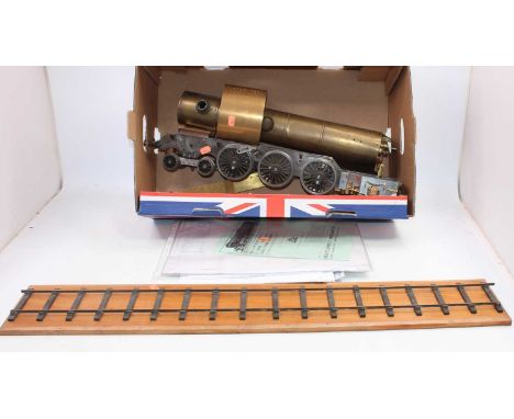 Bassett Lowke 2.5 inch gauge live steam part built model of Flying Scotsman, comprising of commercial boiler, all fittings, s