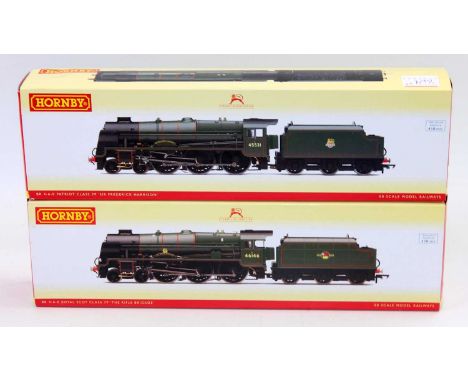 Hornby Railways 00 Gauge DCC Fitted Locomotive Group, 2 examples, to include R2630X BR 4-6-0 Royal Scot Class 7P "The Rifle B